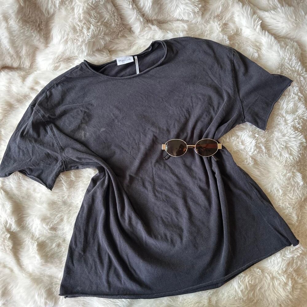 Urban-outfitters Grey and Black T-shirt